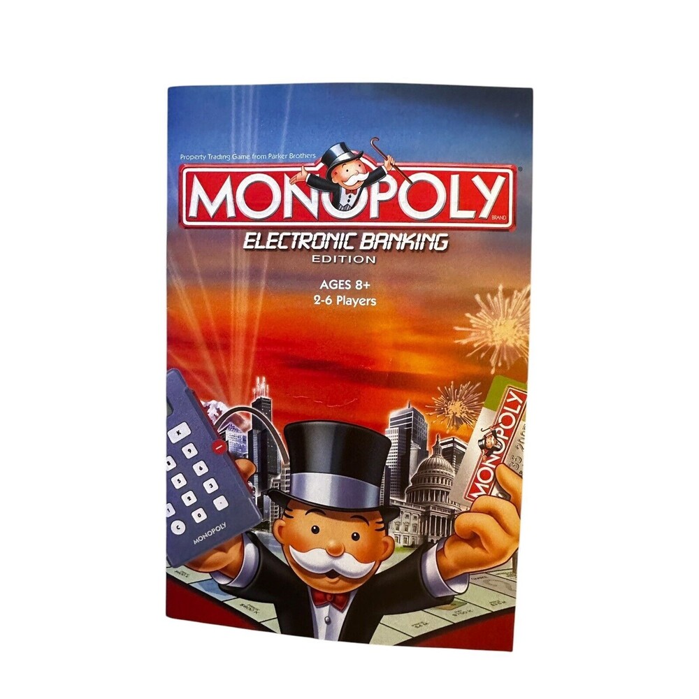 Monopoly Electronic Banking Edition Replacement Instruction Manual 2007